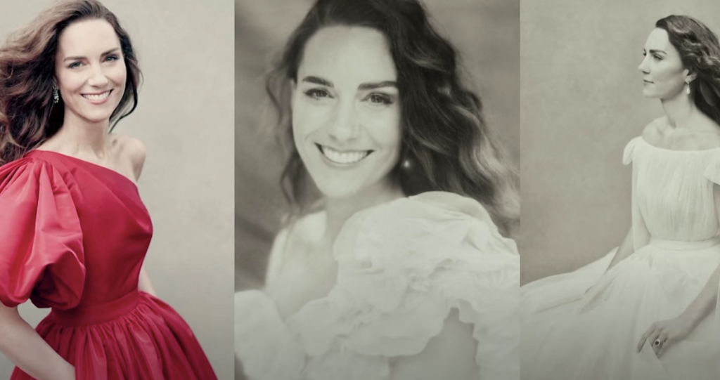 Captures d'écran - Instagram - À l'occasion de son quarantième anniversaire, dimanche 9 janvier, Kate Middleton a voulu marquer le coup en dévoilant trois clichés au style vintage, pris par le photographe de mode Paolo Roversi.