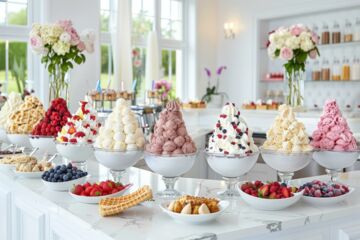 Mariage d’été : 6 façons originales de servir des glaces à vos invités