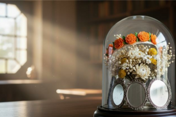 Globe de mariage : histoire d’un objet emblématique du XIXᵉ siècle