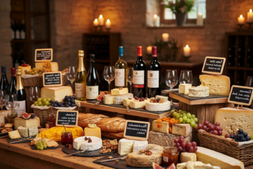 Fromages et vins : comment créer un buffet terroir qui ravit les invités de votre mariage ?