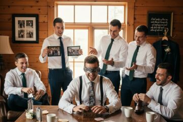 Le marié et ses témoins : rituels, défis et symboles d’amitié avant le grand “oui”