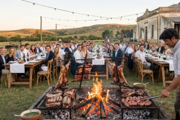 Le repas de mariage en Argentine : immersion au cœur de l'Asado et des rituels gourmands
