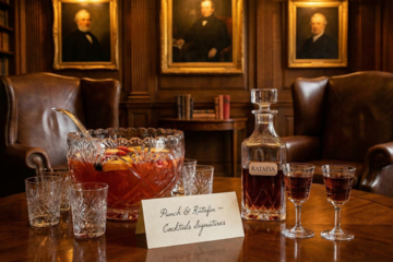 Punch et Ratafia : Les cocktails signatures inspirés du XIXe siècle