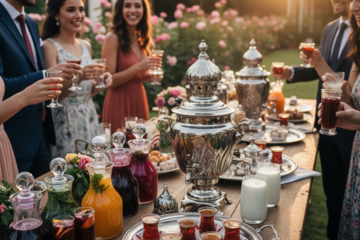 3 boissons turques authentiques à servir lors d’un mariage