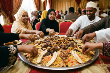 Le repas traditionnel de mariage en Somalie : un voyage sensoriel au cœur de la Corne de l’Afrique