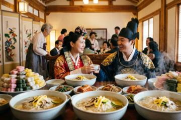 Le repas traditionnel de mariage en Corée du Sud : l'art du Janchi