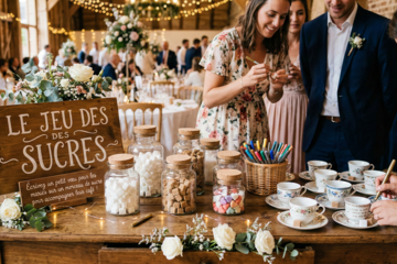 Comment organiser le jeu des sucres lors d’un mariage ?