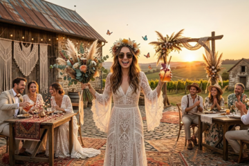 Un mariage Virgin River : romantique et convivial en pleine nature