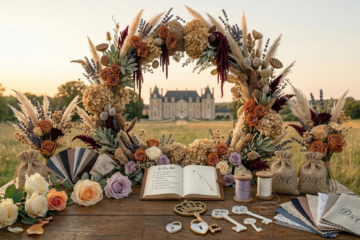 Comment utiliser les fleurs séchées dans la décoration de son mariage ?