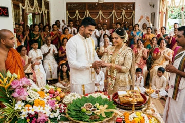 Demande en mariage et fiançailles au Sri Lanka : le pacte des astres