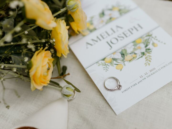 Les alliances de mariage