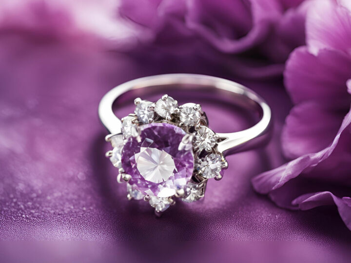 6 pierres de couleur violette et leur symbolique à envisager pour une bague de fiançailles