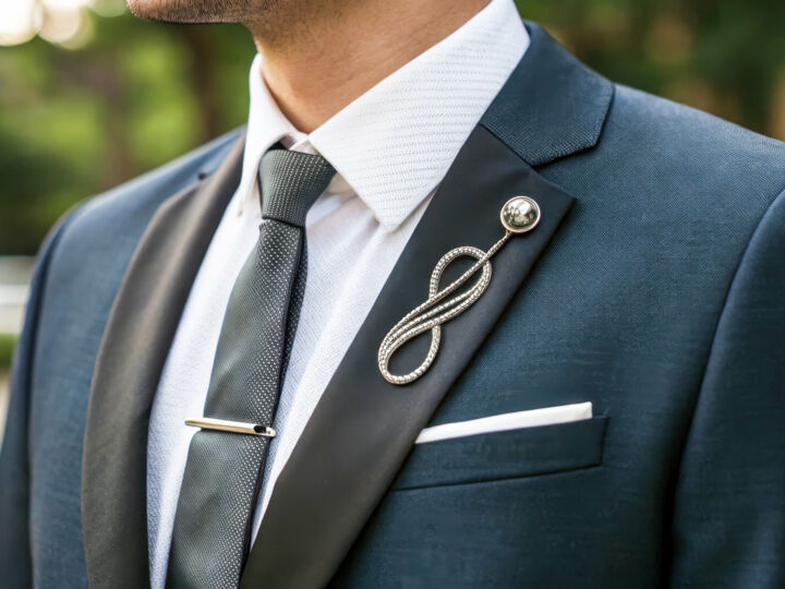 L’histoire de la broche masculine : un accessoire de mariage intemporel remis au goût du jour