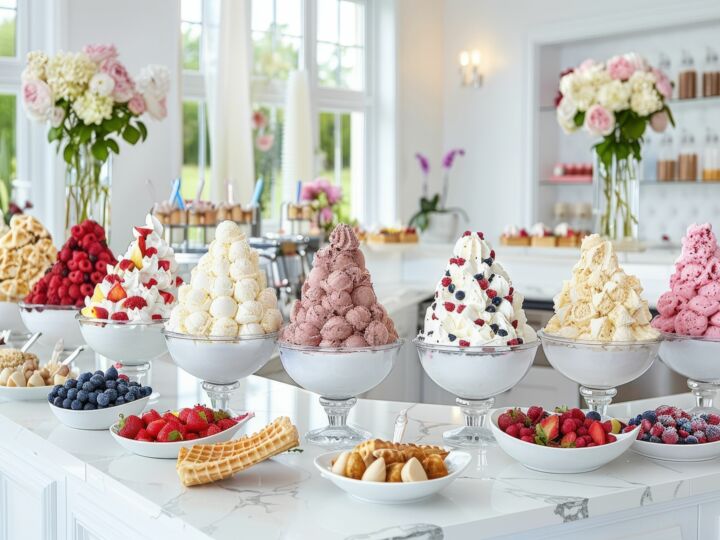 Mariage d’été : 6 façons originales de servir des glaces à vos invités
