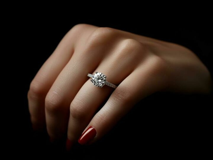 Serti pavé : la bague de fiançailles qui brille de mille feux
