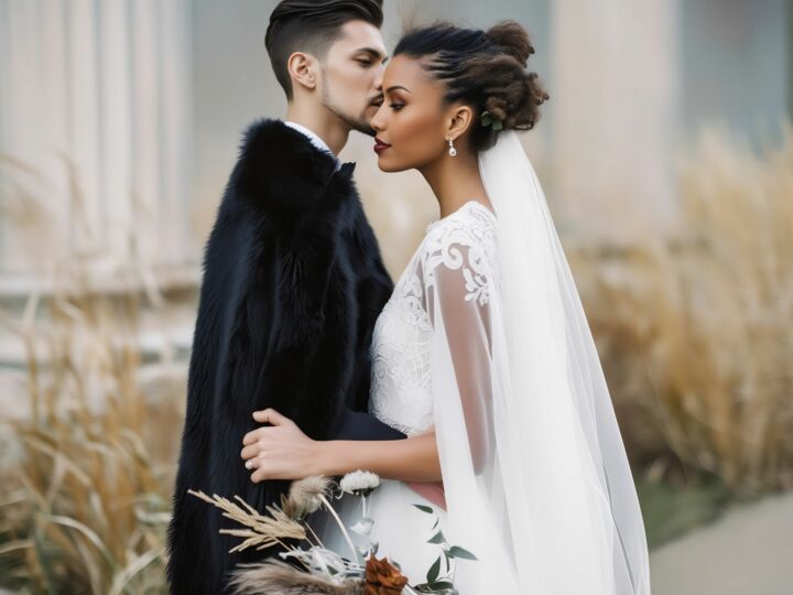 Cape ou pas cape : quand les mariés revisitent un symbole ancestral pour leur mariage