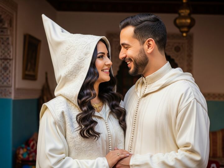 Burnous et mariage : un manteau d'honneur dans les traditions nord-africaines