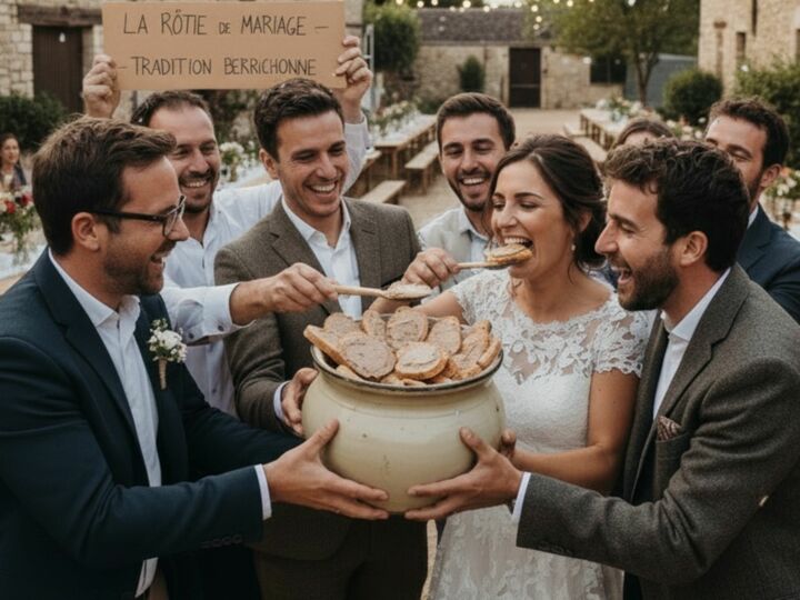 La rôtie de mariage : tradition berrichonne, clin d'œil au pot de chambre, entre humour et convivialité