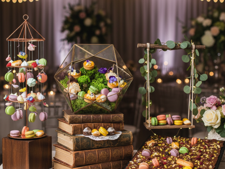 5 manières originales de présenter des macarons et mignardises à son événement