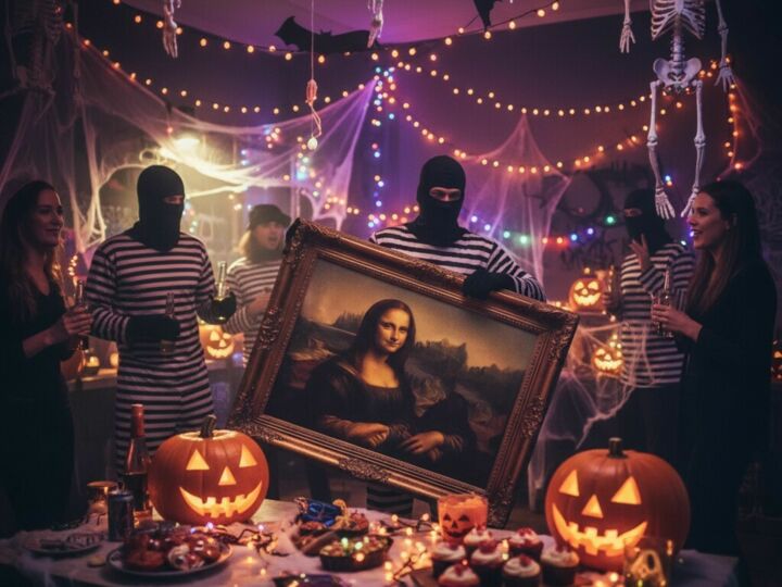 Entre art et mystère : 6 déguisements “braqueur du Louvre” s’invitent aux fêtes d’Halloween