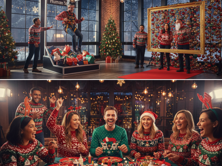 7 expériences originales pour dynamiser votre événement d’entreprise spécial Pull de Noël