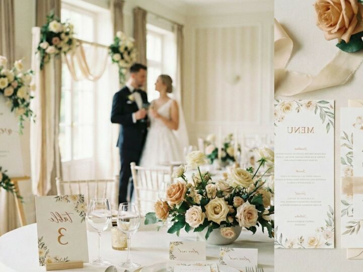 L'ADN de votre Mariage : Comment décliner votre identité visuelle du faire-part jusqu'à la salle.