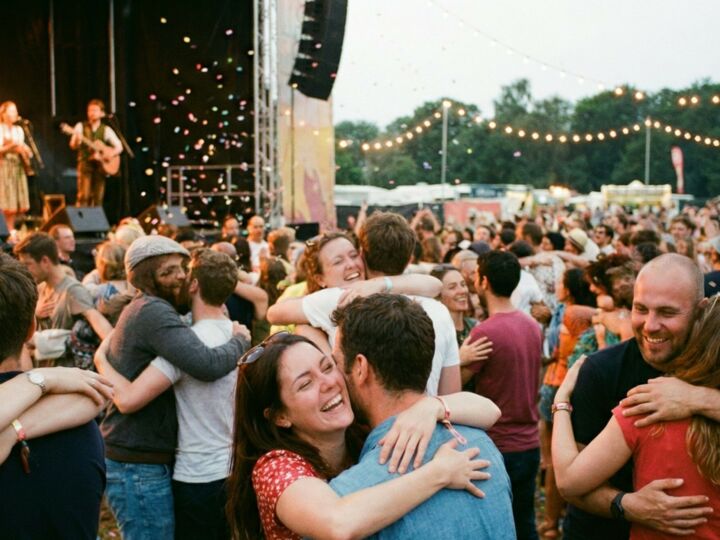 Rassemblements festifs : quand le câlin s’invite dans les animations et rapproche participants et invités