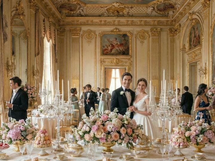 Oser le Rococo pour votre réception de mariage : raffinement baroque sans fausse note