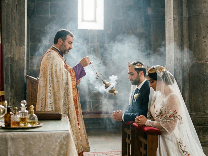 Mariage en Arménie : encens et parfums liturgiques