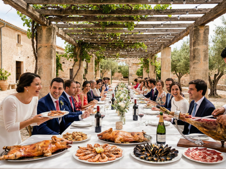 Le repas de mariage en Espagne : entre convivialité et délices ibériques