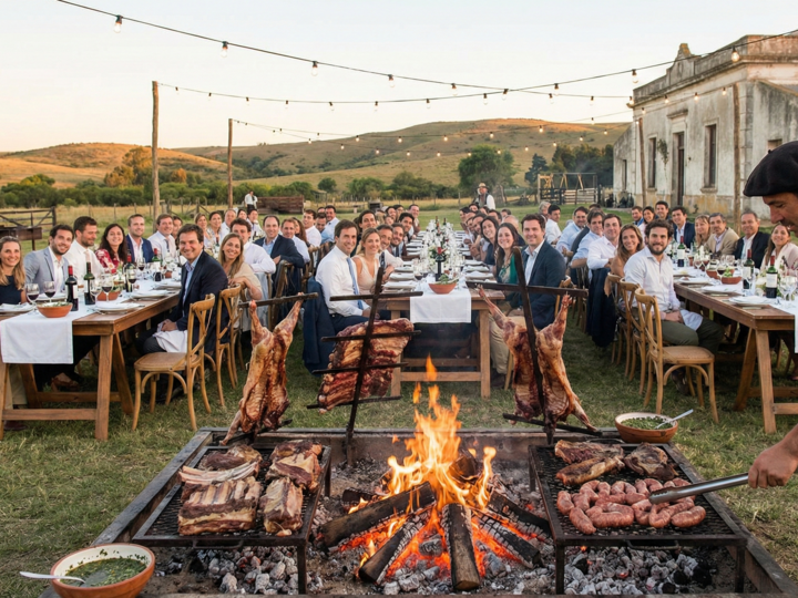 Le repas de mariage en Argentine : immersion au cœur de l'Asado et des rituels gourmands