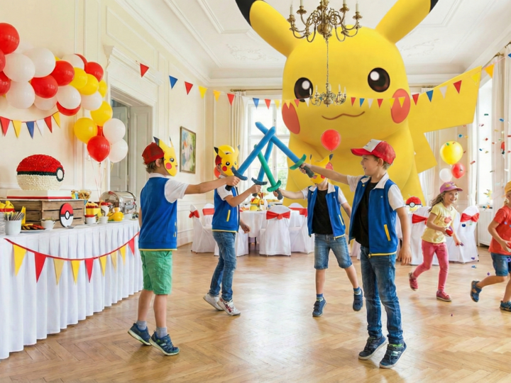 Top 6 des jeux Pokémon pour une fête d’anniversaire 100% réussie