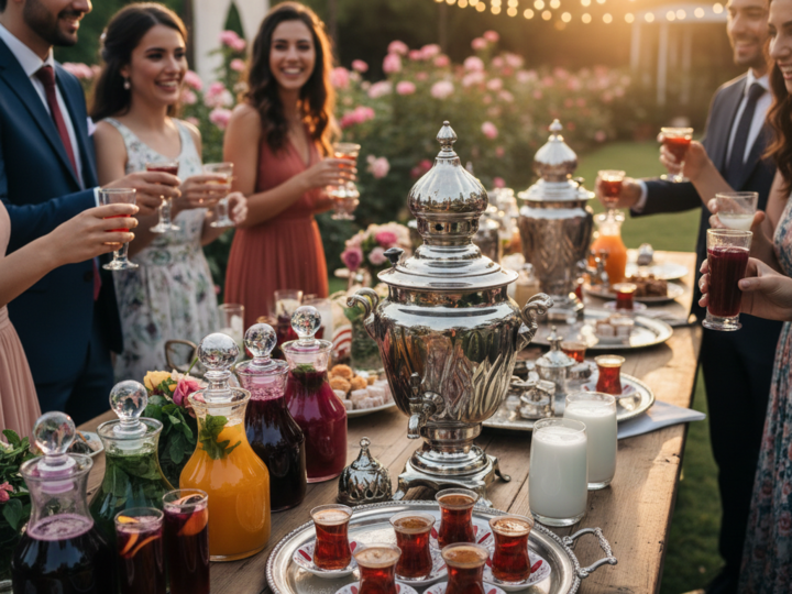 3 boissons turques authentiques à servir lors d’un mariage