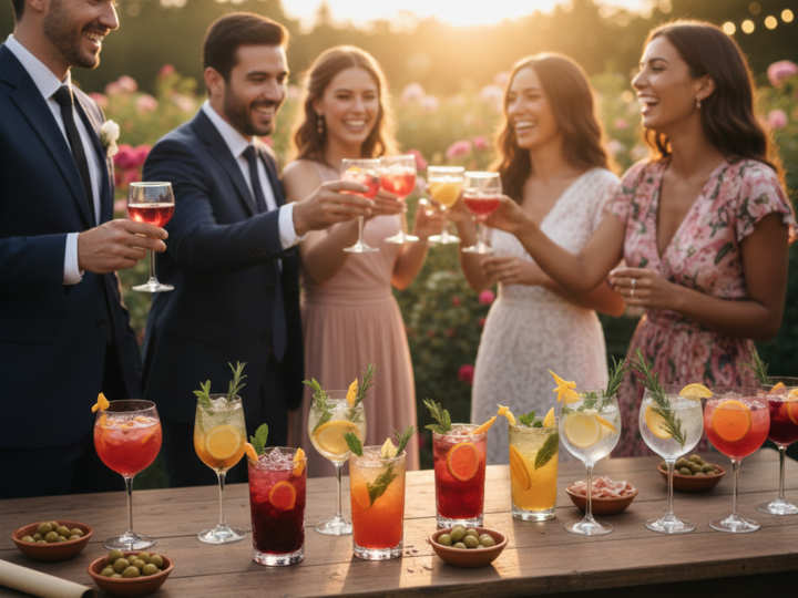 3 cocktails espagnols raffinés pour un mariage festif
