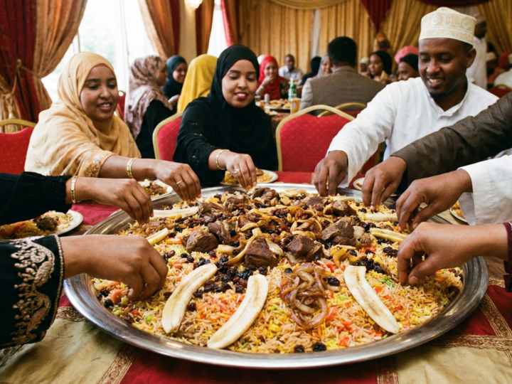 Le repas traditionnel de mariage en Somalie : un voyage sensoriel au cœur de la Corne de l’Afrique