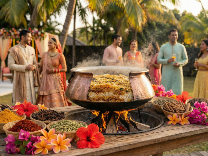 Le repas traditionnel de mariage à Maurice : une explosion de saveurs créoles et métissées