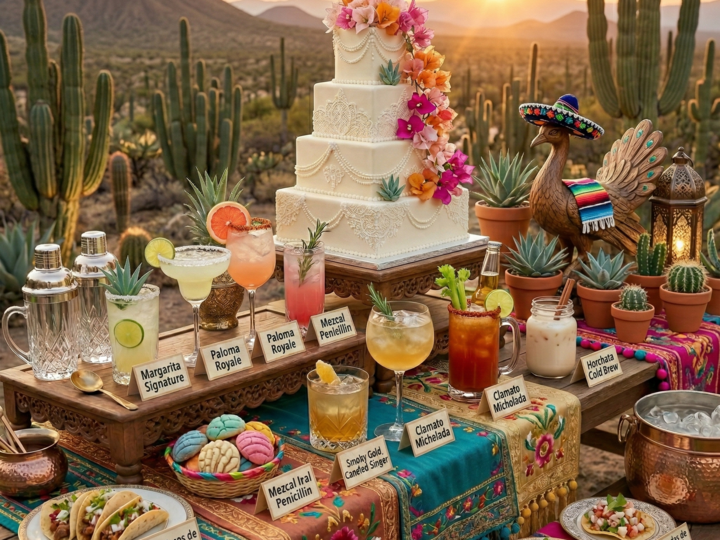 3 boissons mexicaines traditionnelles pour un bar à cocktails de mariage
