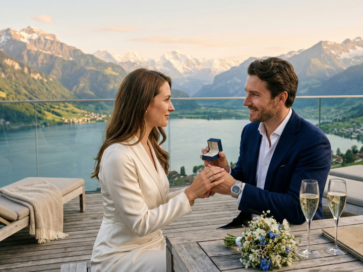 Avant le mariage : l’engagement en Suisse, entre discrétion et rites locaux