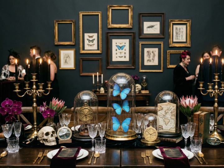 Le mariage "cabinet de curiosités" : l'esthétique du surréalisme chic