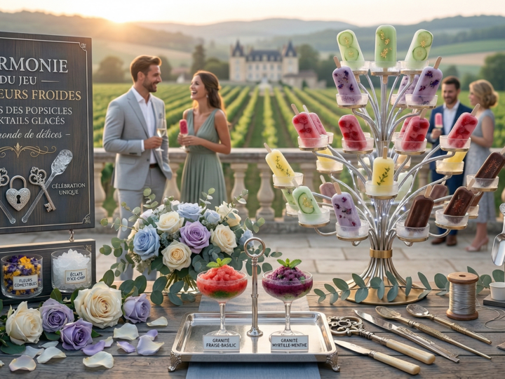 Popsicles et cocktails glacés : une idée rafraîchissante pour le cocktail