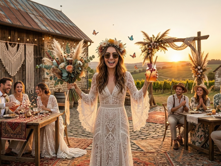 Un mariage Virgin River : romantique et convivial en pleine nature