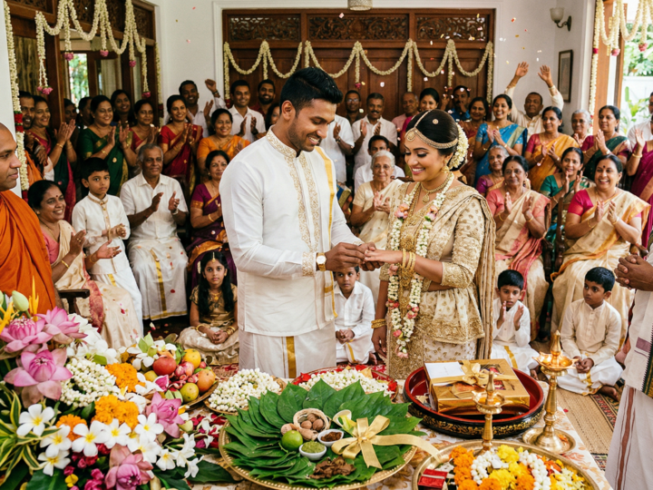 Demande en mariage et fiançailles au Sri Lanka : le pacte des astres