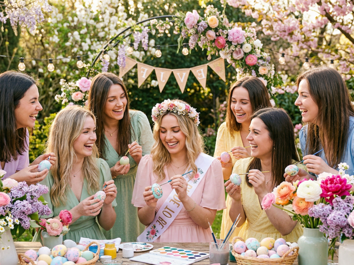 Entre œufs, couleurs pastel et fleurs : 6 idées pour un EVJF printanier