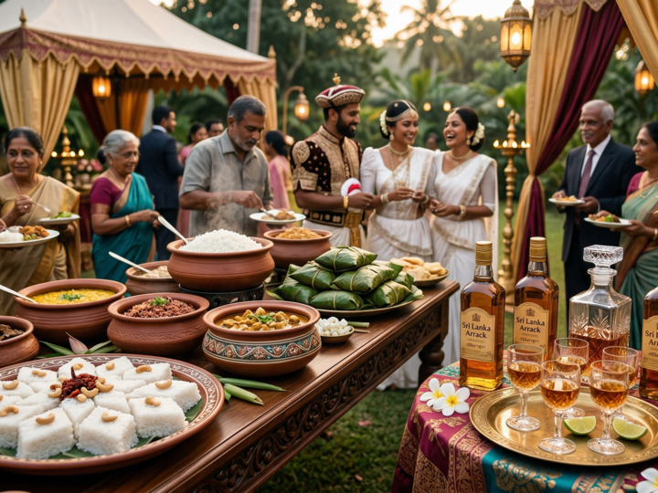 Le festin de mariage au Sri Lanka : une explosion de couleurs et de parfums