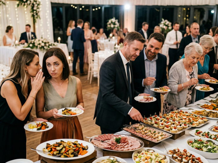 Pourquoi tout le monde juge votre mariage… devant le buffet (et personne ne le dit)
