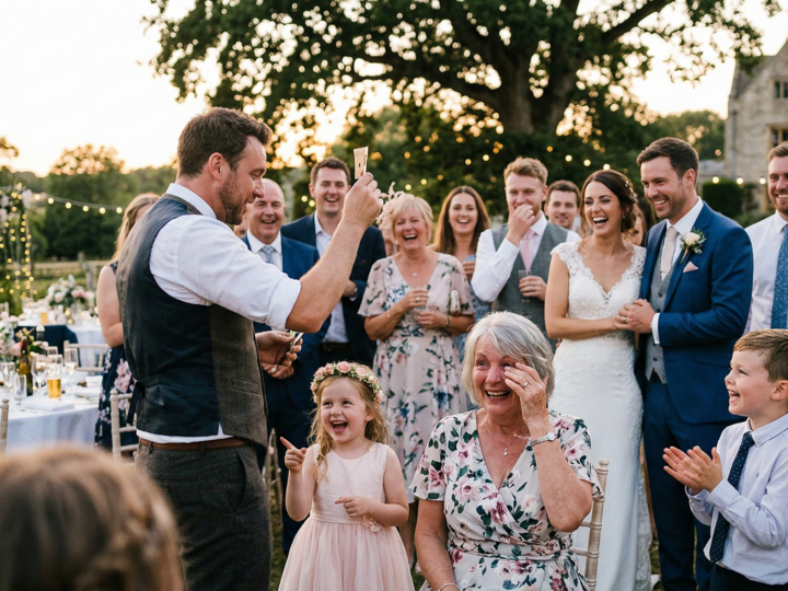 12 animations de mariage qui font rire et émouvoir petits et grands