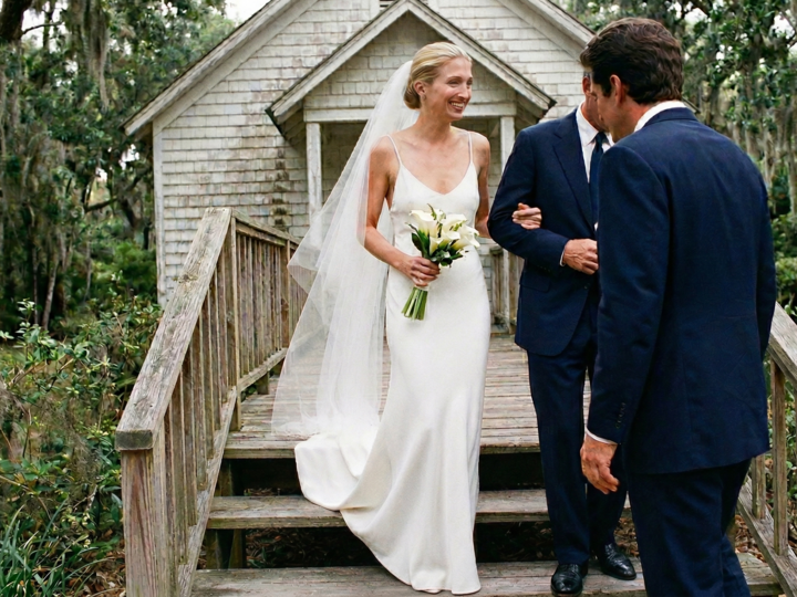 Love story : zoom sur l’iconique robe de mariée de Carolyn Bessette lors de son union avec John Kennedy Jr.