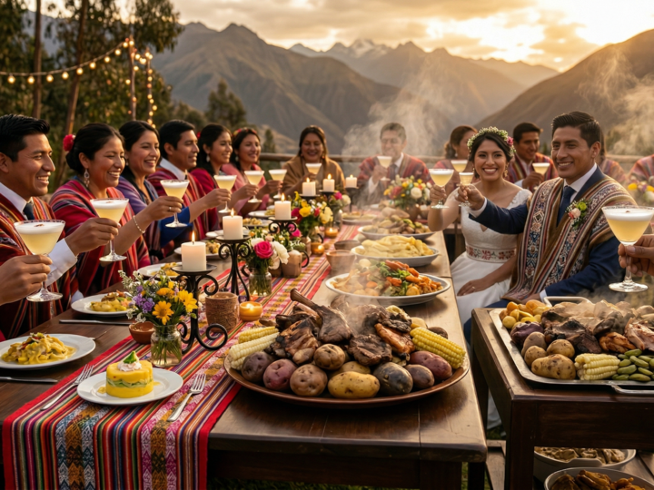 Le repas traditionnel de mariage au Pérou : un banquet entre terre et océan