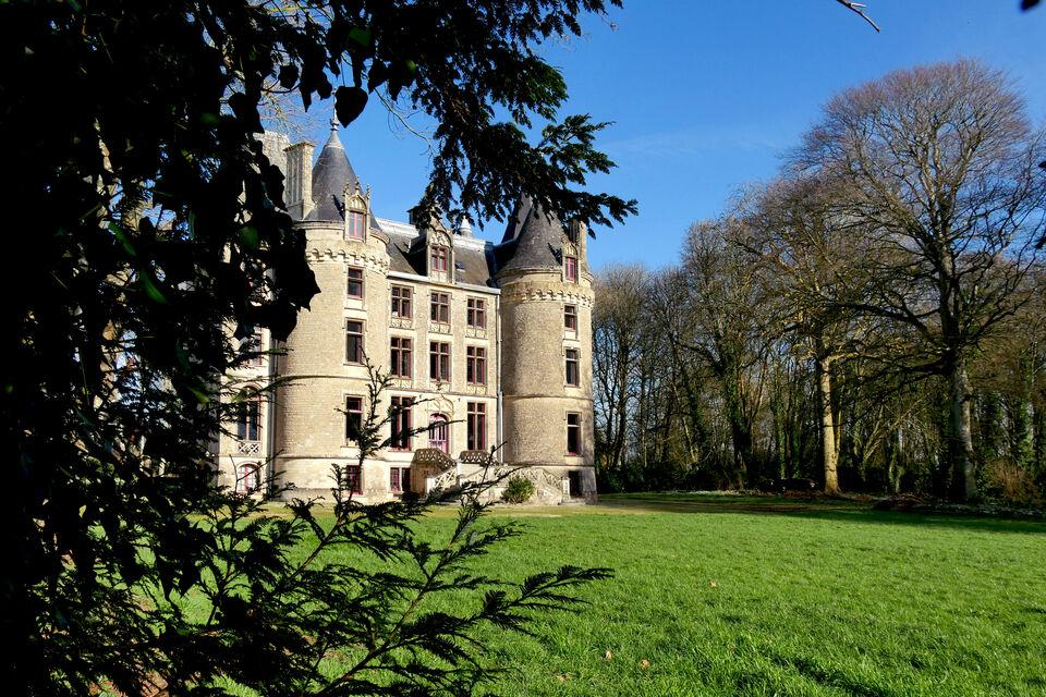ABC Salles - Vu du jardin du Château de l'Isle Marie
