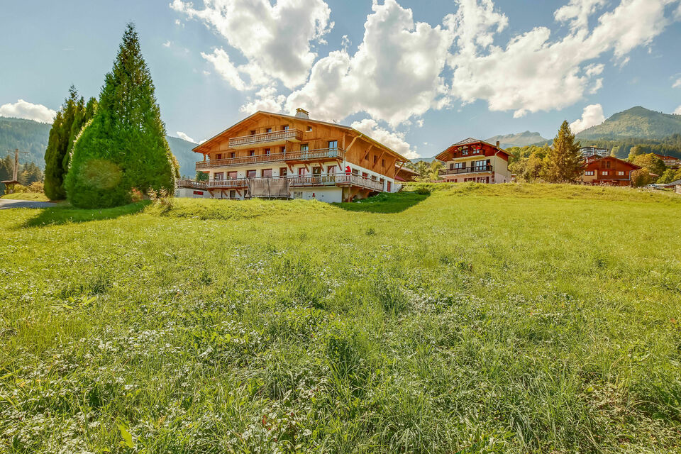 ABC Salles - Vu d'ensemble du chalet de la terrasse du Mont Blanc